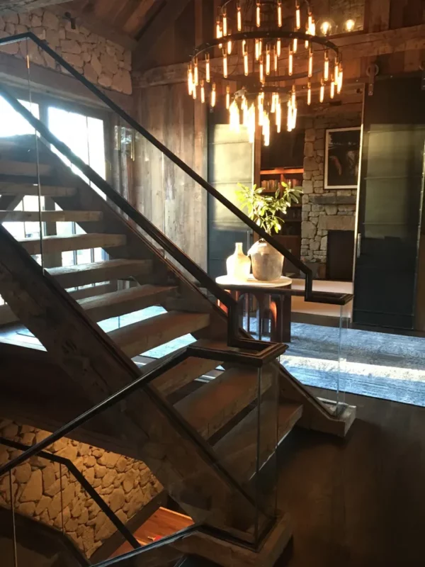 Interior and Exterior Glass Railing