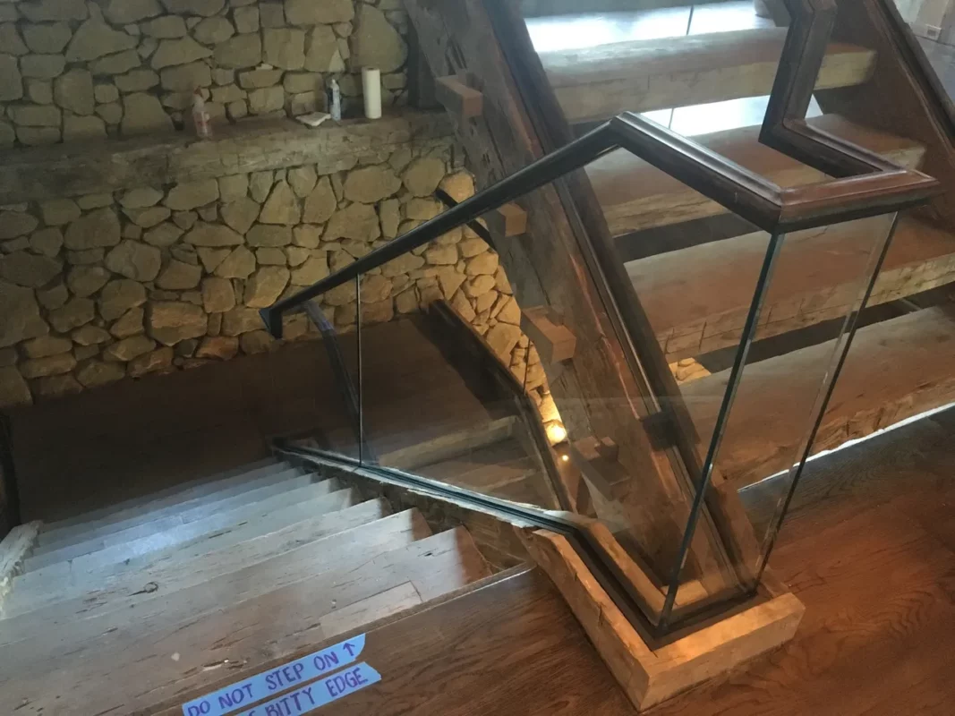 Interior and Exterior Glass Railing