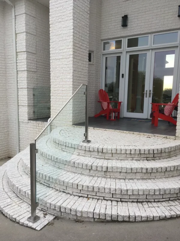 Interior and Exterior Glass Railing